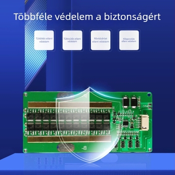 Négy soros LiFePO4 akkumulátorvédő panel 12.8V 60A világításhoz és energiatároláshoz – elektronikus áramkör