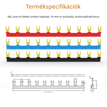 Rongyue IEDC RJ2S sorozat elektromágneses relé, keskeny kivitel, nagy teljesítmény, 8 tűs