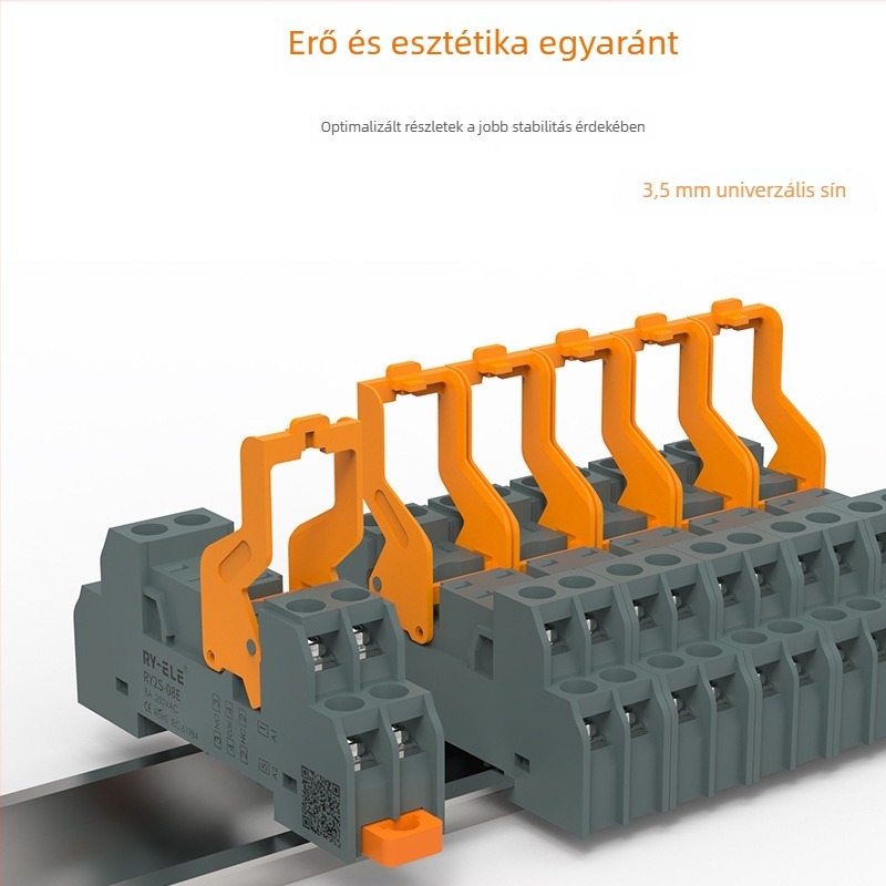 Rongyue IEDC RJ2S sorozat elektromágneses relé, keskeny kivitel, nagy teljesítmény, 8 tűs