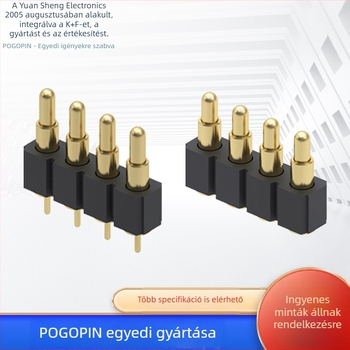 POGOPIN 12‑pontos pogo‑pin csatlakozó antenna számára, aranyozott szonda