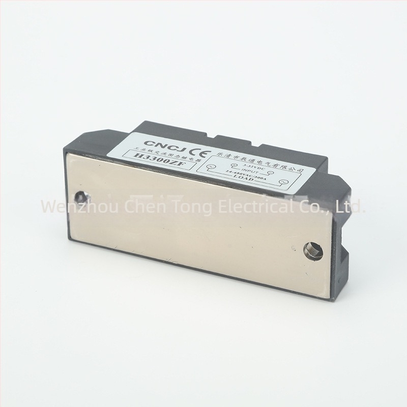H3300ZF ipari minőségű szilárdtest relé DC-vezérléshez és AC automatizáláshoz, 100A, NO, bemeneti 3-32VDC
