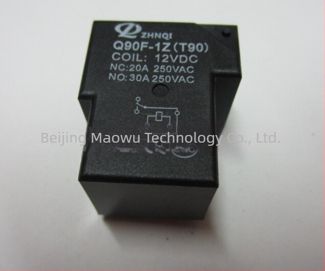 Q90F-1Z relé, 12V DC tekercs, 30A, 250VAC, érintkezési forma 1Z