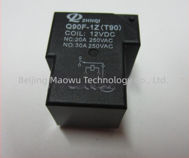 Q90F-1Z relé, 12V DC tekercs, 30A, 250VAC, érintkezési forma 1Z