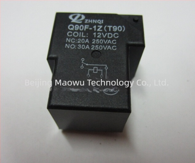 Q90F-1Z relé, 12V DC tekercs, 30A, 250VAC, érintkezési forma 1Z