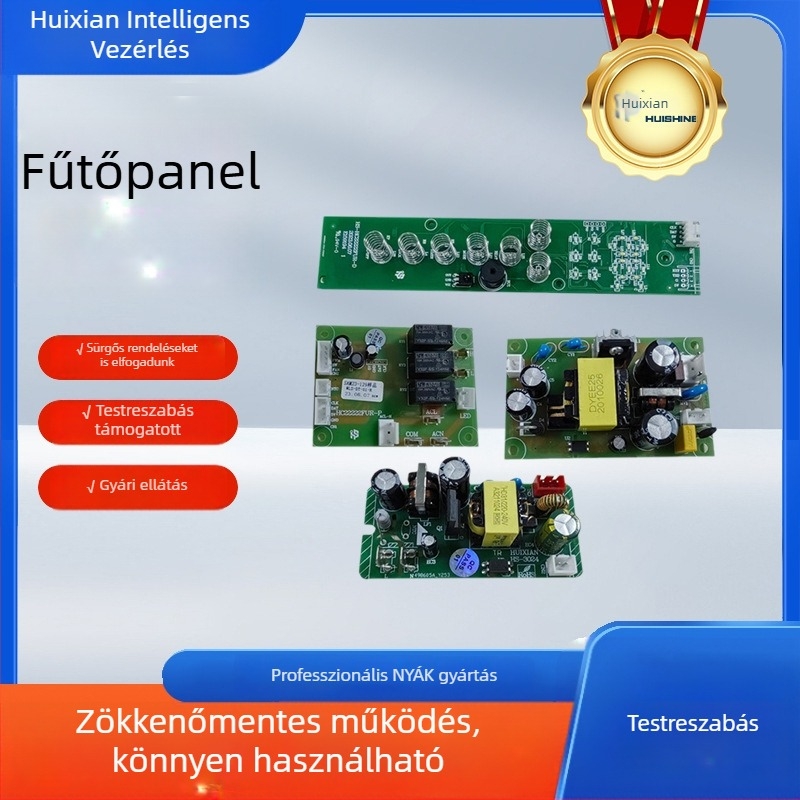 Fűtő PCB-vezérlő fejlesztőpanel intelligens otthoni készülékekhez