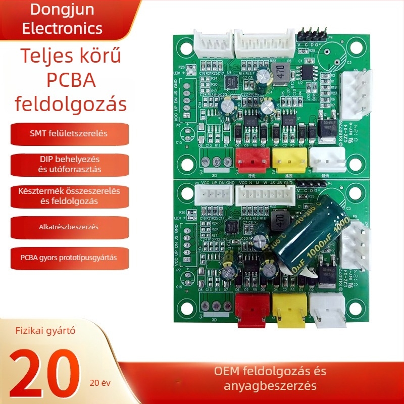 Masszázs székre szánt vezérlő PCB SMT-összeszereléssel – PCBA HUB tábla, 2-8 rétegek, FR-4/CEM-1/CEM-3, 94V0, ólommentes felület
