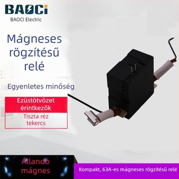 60A–80A mágneses zárórelé intelligens vezérlőkapcsolóhoz, nagy teljesítmény, nagy áramerősség, alacsony energiafogyasztás