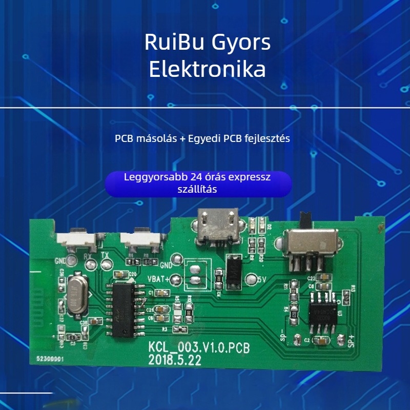 PCBA nyomtatott áramkörös panel SMT-forrasztással, késztermék feldolgozása és PCB visszafejtési megoldás fejlesztése