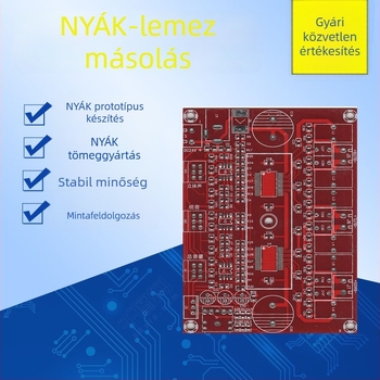 4 rétegű FR-4 PCB aranyozott bevonattal, teljesen tesztelt, minták elérhetők