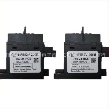 HFE82V-200B/750-12-HC5 nagyfeszültségű DC kontaktor autóipari relé 750V 200A
