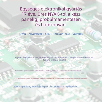 Vákuumcsomagoló gép vezérlőpanel