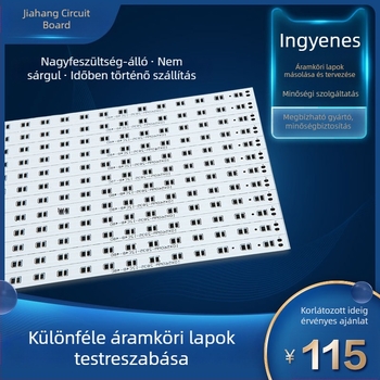 Alumínium alapú LED nagy teljesítményű PCB tervezés