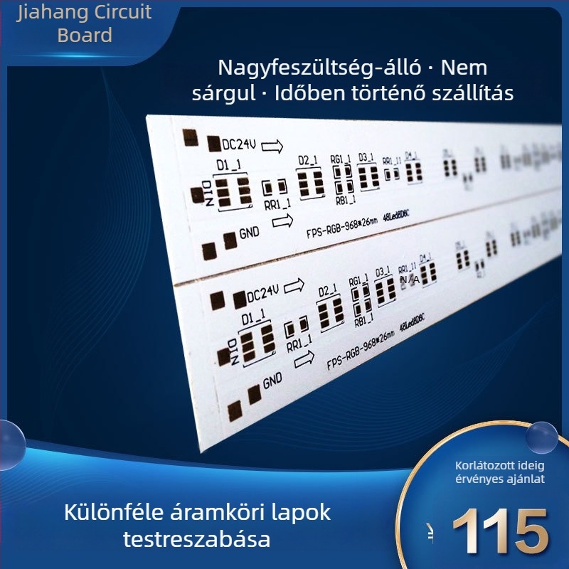 Alumínium alapú LED nagy teljesítményű PCB tervezés