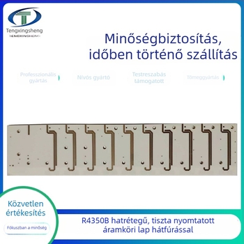 R4350B magas frekvenciájú kétoldalas PCB, rézbázisú alap, epoxigyanta izoláció, back-dr drilled prototípus PCB