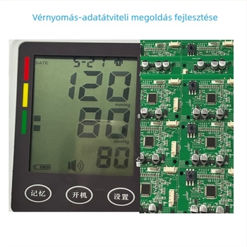 Kartámaszos vérnyomásmérő – PCBA megoldás tervezés hangos értesítéssel, multifunkcionális mindent-egyben áramkör