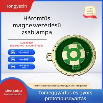 Zseblámpa PCBA áramkör, robbanásbiztos és vízálló, erős LED fény, PCBA megoldás fejlesztéshez és tervezéshez a digitális elektronikában