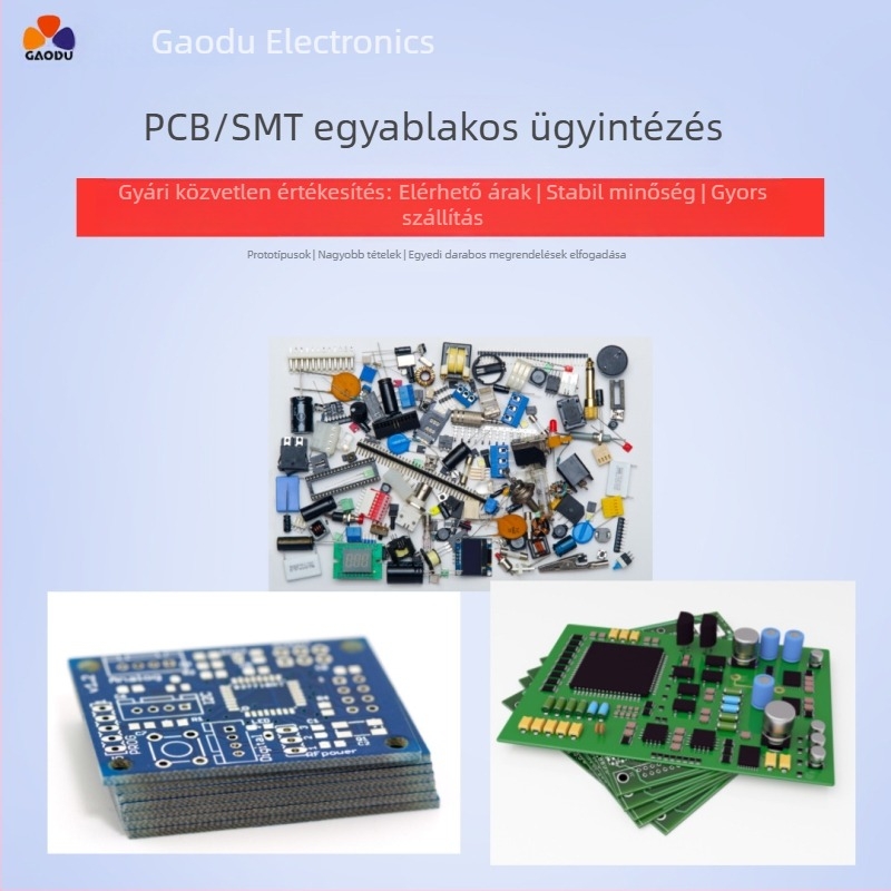Alumínium alapú többszintes PCB prototípus és SMT összeszerelés – sorozatgyártási testreszabás