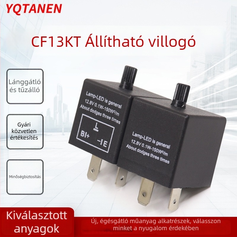 CF13JL-02 Állítható frekvenciájú LED világítás, flicker-mentes relé