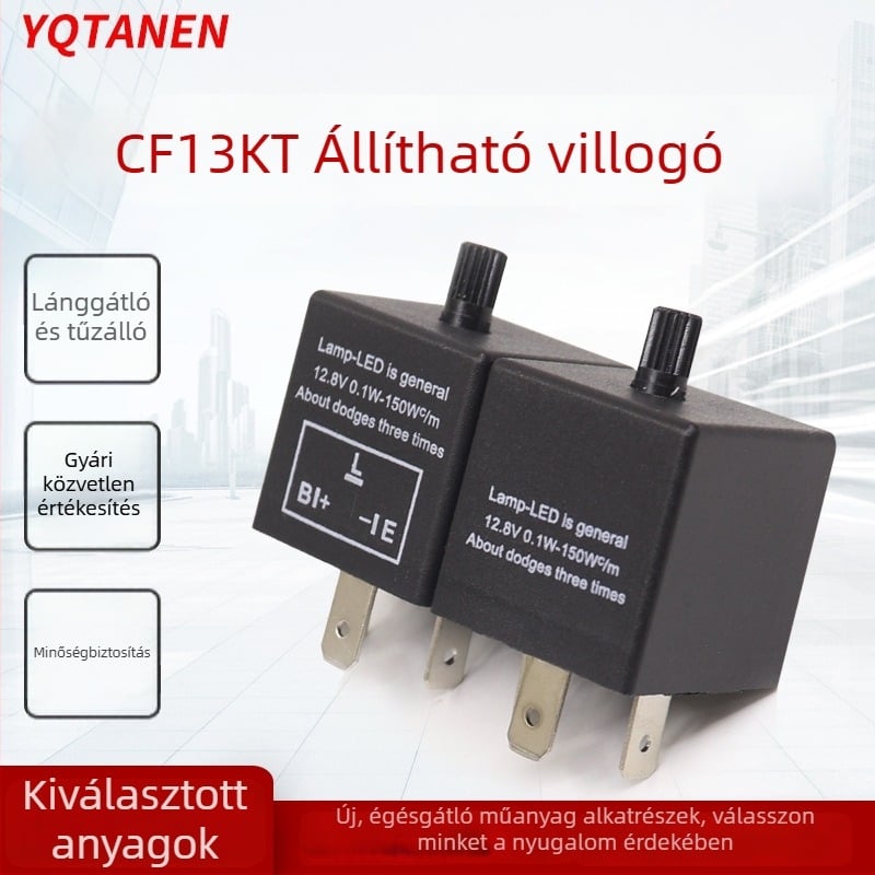 CF13JL-02 Állítható frekvenciájú LED világítás, flicker-mentes relé