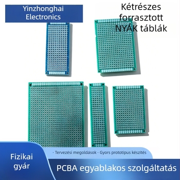 Prototípus kétoldalas tinbevonatú PCB perforált tábla prototipizáláshoz