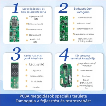 Brushless motorvezérlő tábla PCBA nagy sebességű ventilátorhoz, 110000–130000 RPM