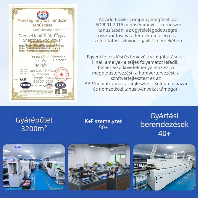 Brushless motorvezérlő tábla PCBA nagy sebességű ventilátorhoz, 110000–130000 RPM