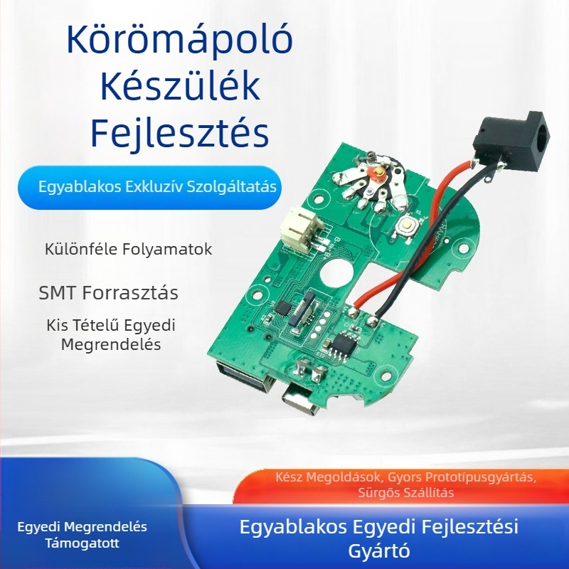 Manikűr készülék: PCB/PCBA fejlesztés, PCB másolat, Bluetooth hangszóró, SMT szerelés és forrasztás