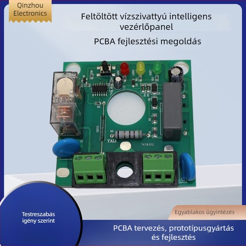 Intelligens vezérlő PCB nyomásfokozó vízszivattyúkhoz, PCBA fejlesztési megoldás és vízálló hajtóáramkör