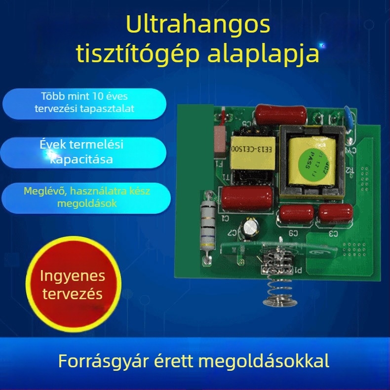 Ultrahangos tisztítás PCBA vezérlőpanelekhez, rugalmas PCB-k ékszerkészítéshez és magas sűrűségű nyomtatott áramkörök