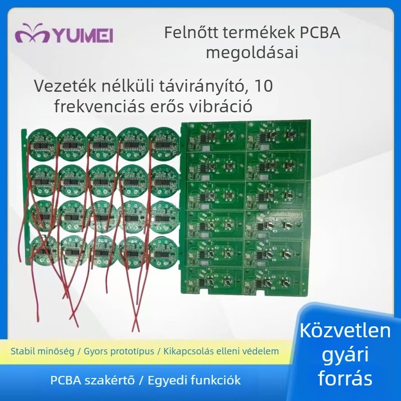 Felnőtt szexjátékokhoz tervezett elektronikus vezérlőpanelek, app-vezérléssel — PCBA tervezés és gyártás