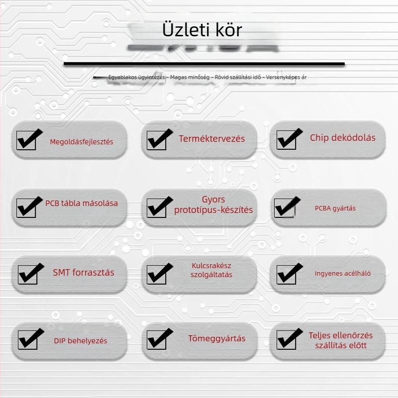 PCBA áramkörlap-összeszerelés kis háztartási készülékekhez, SMT