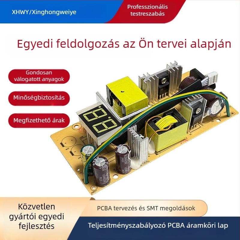 Tápegység-vezérlő PCBA – 200W, széles bemeneti feszültség tartomány, több kimenet áram-szabályozással