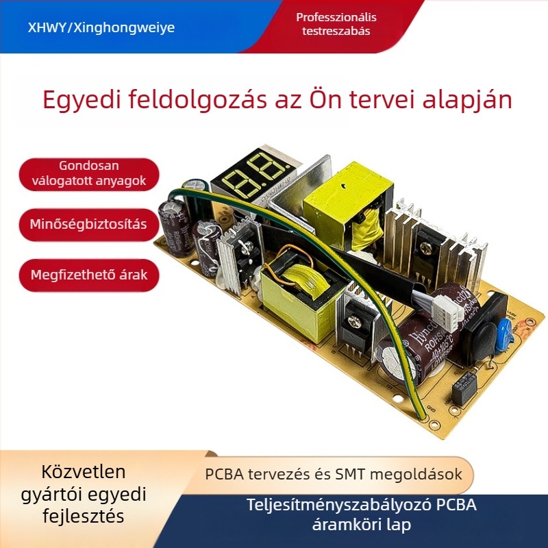 Tápegység-vezérlő PCBA – 200W, széles bemeneti feszültség tartomány, több kimenet áram-szabályozással