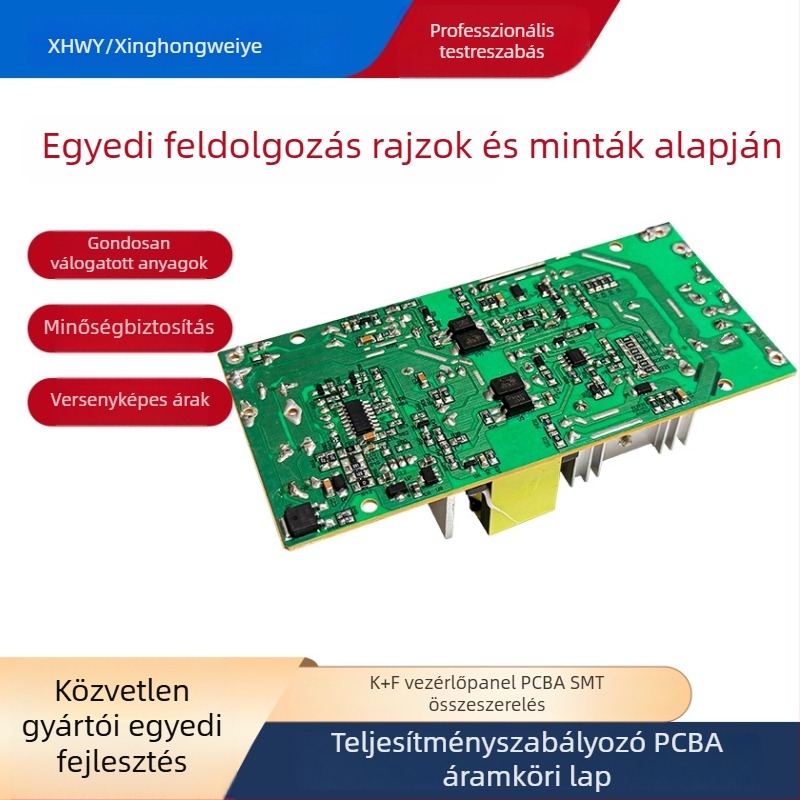 Tápegység-vezérlő PCBA – 200W, széles bemeneti feszültség tartomány, több kimenet áram-szabályozással