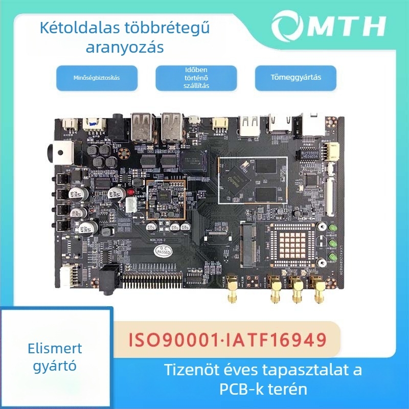 PCBA vezérlő áramkör-lap másolására és prototípus-készítésre, SMT szerelés és forrasztás, többsíkú PCB fejlesztő modul, alumínium alapú panel