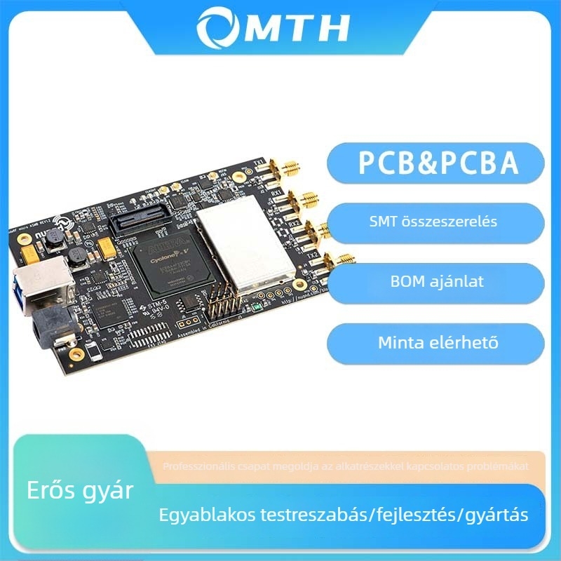 PCBA vezérlő áramkör-lap másolására és prototípus-készítésre, SMT szerelés és forrasztás, többsíkú PCB fejlesztő modul, alumínium alapú panel