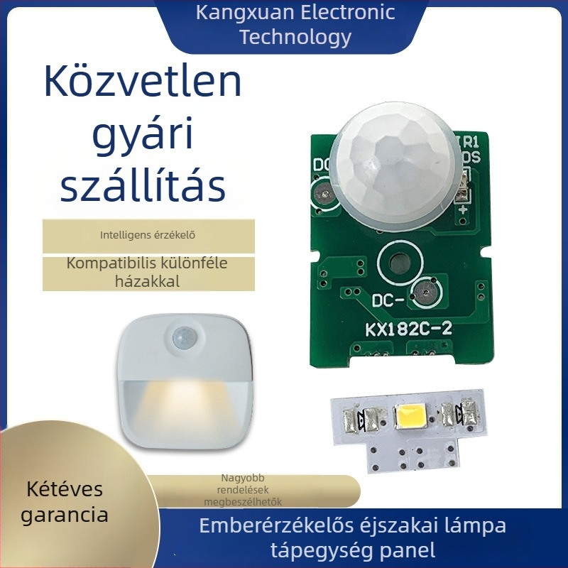 Emberi testérzékelős éjjeli LED PCB, vezérlőpanel az ágy mellett és a folyosóhoz