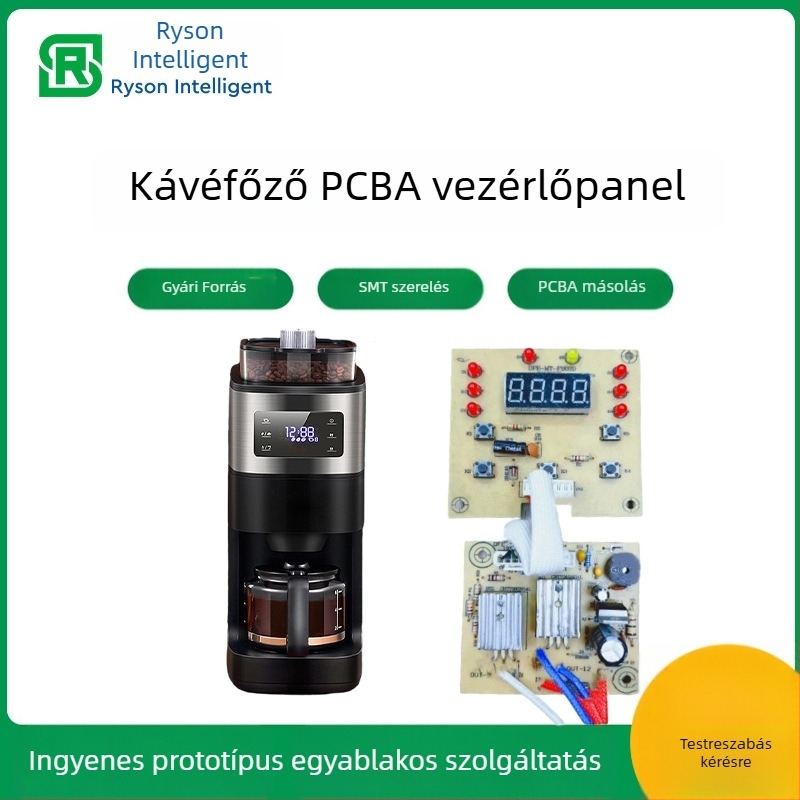 Gyári testreszabott többfunkciós csepegtető kávéfőző kapszula-teszt PCBA vezérlőpanellel