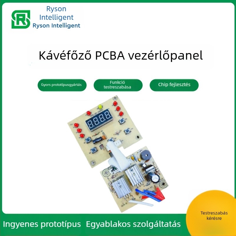 Gyári testreszabott többfunkciós csepegtető kávéfőző kapszula-teszt PCBA vezérlőpanellel
