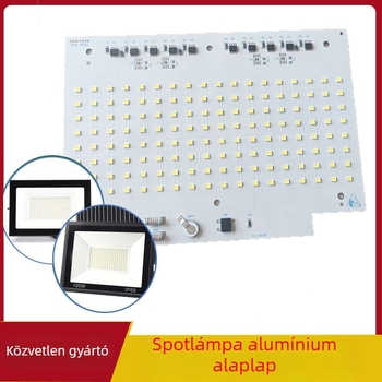 LED világítótesthez tervezett LED tábla vastagított alumínium alappal, lineáris flood LED PCB