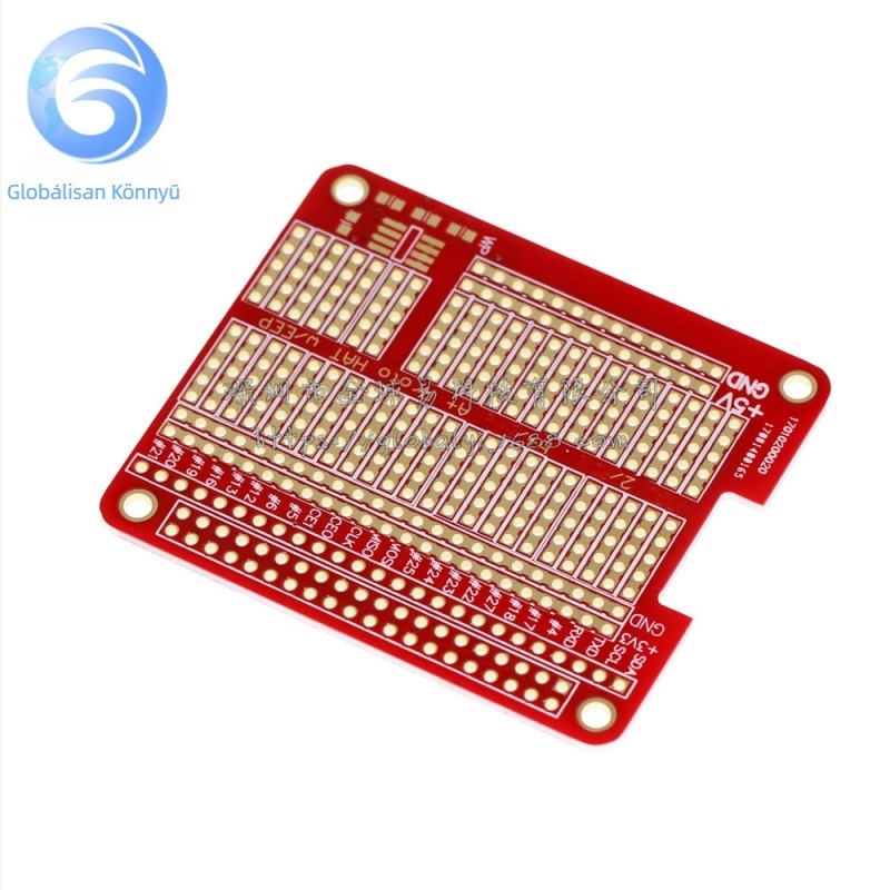 Raspberry Pi 2 generációhoz HAT perforált tábla DIY forrasztó készlet, kompatibilis B+/A+ Raspberry Pi-vel