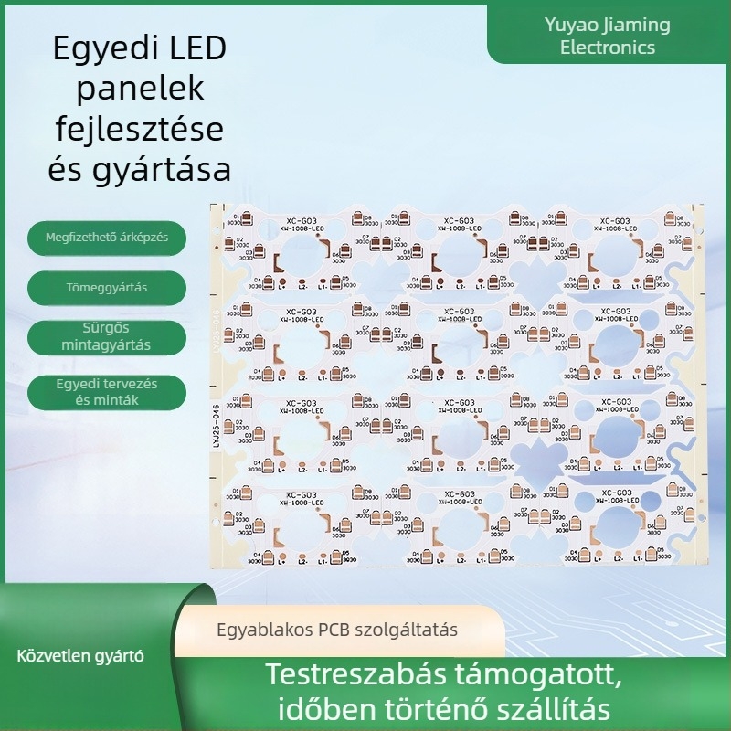 Fény PCB gyártás és áramkör-panel feldolgozás — egyrétegű és kétszeres oldalú PCB-k, tömeggyártás.