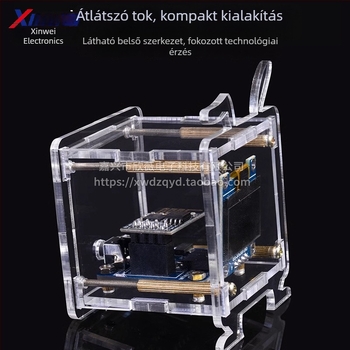 ESP8266 Mini Időjárás-előrejelző Óra Készlet, Hőmérséklet és Páratartalom, Wi‑Fi Hálózatra Csatlakoztatott Elektronikus Digitális Óra, DIY Forrasztás