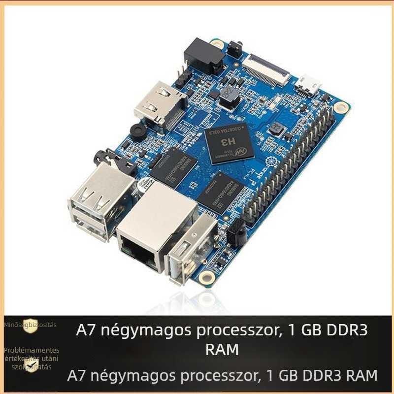 Orange Pi PC ARM H3 fejlesztőlemez, nyílt forráskódú, 4 magos, 1,6 GHz, 1 GB DDR memória