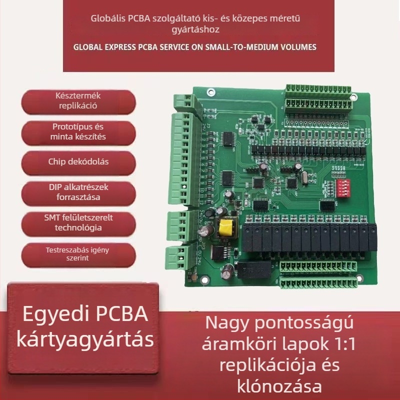 Ipari textilgép vezérlő PCB PCBA – PCB áramkör, klónozási chip és dekódolás, felületi forrasztás, teljes körű PCB-megoldás