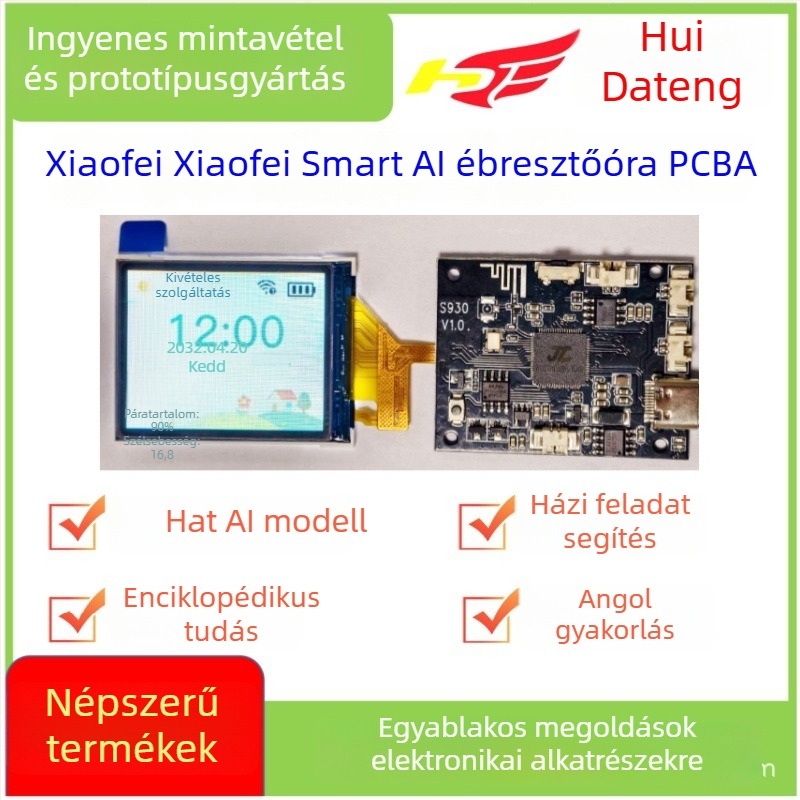 AI intelligens szemek PCBA babáknak — 2D szemmozgású robot szem modul
