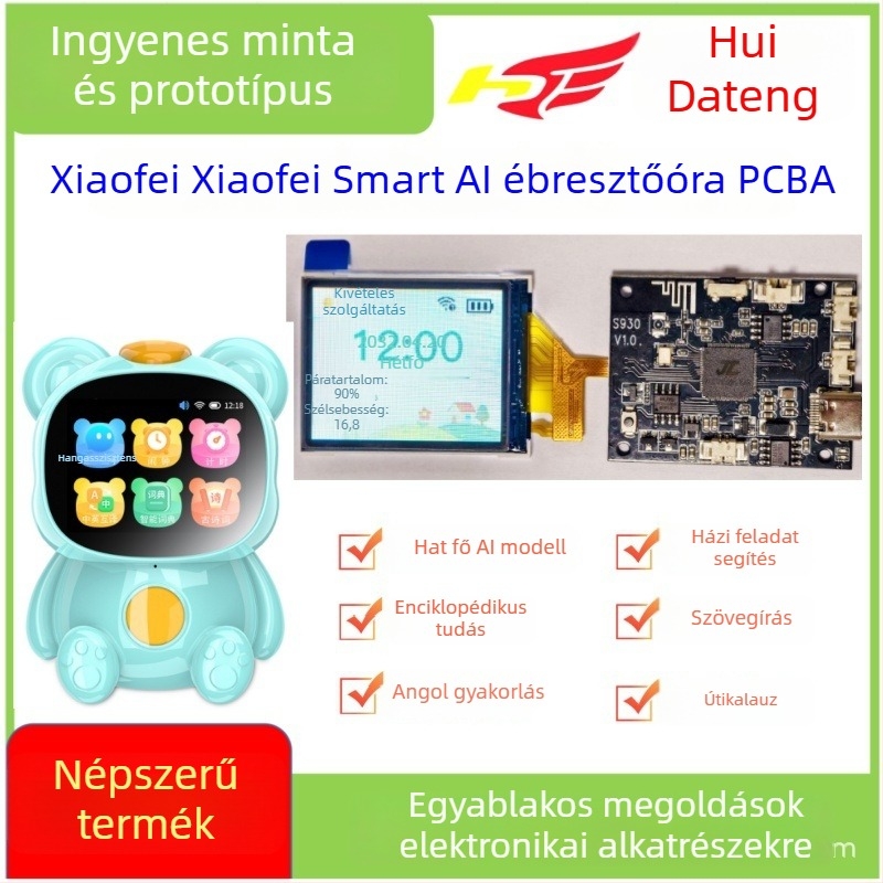 AI intelligens szemek PCBA babáknak — 2D szemmozgású robot szem modul