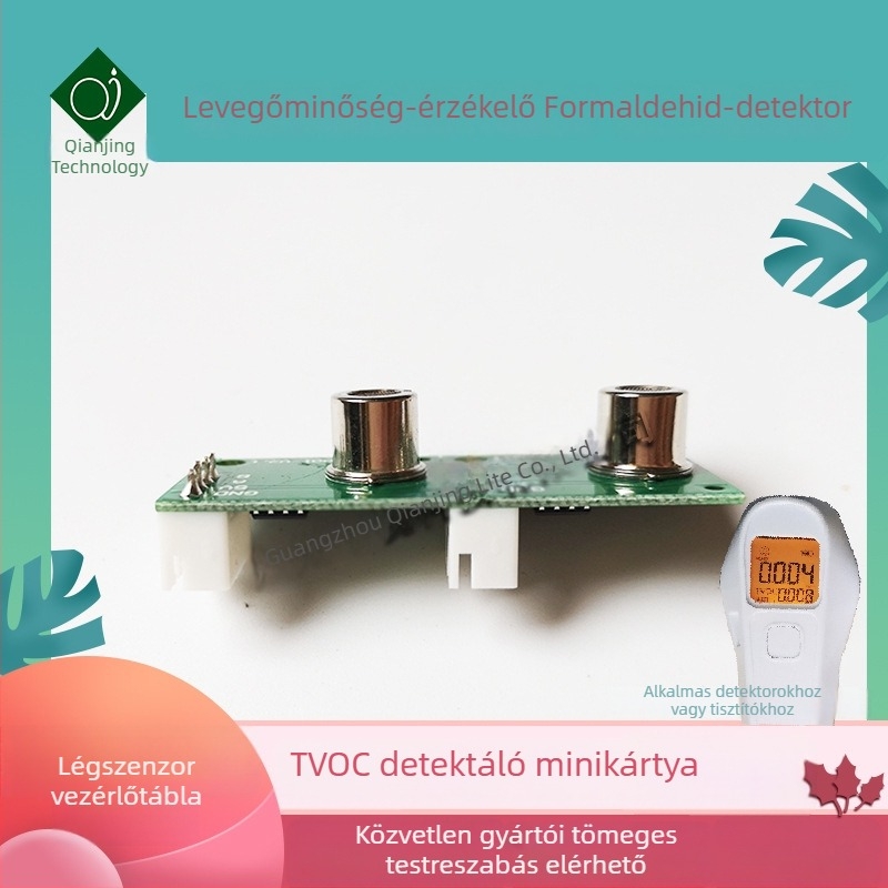 TVOC szenzor modul négy szinttel – füst, formaldehid, CO/AQI detektor (digitális változat)