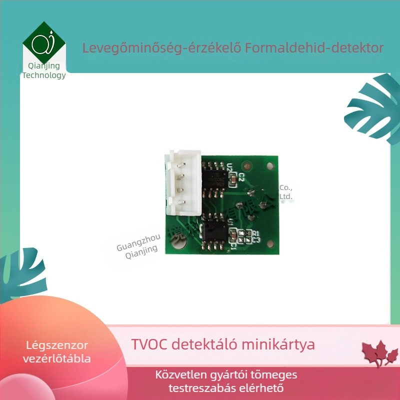 TVOC szenzor modul négy szinttel – füst, formaldehid, CO/AQI detektor (digitális változat)