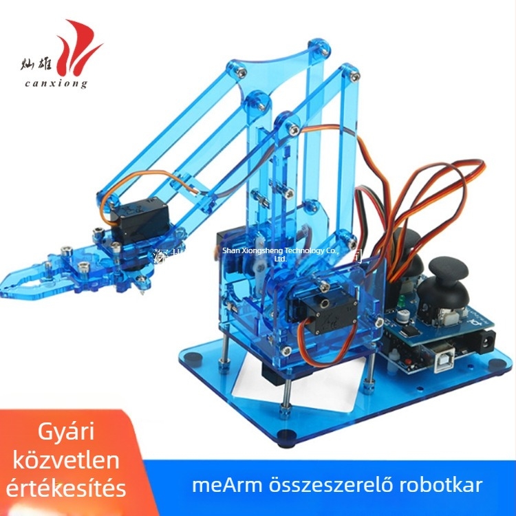 Akril MeArm összeszerelő készlet UNO-hoz – nyílt forráskódú Raspberry Pi-hoz